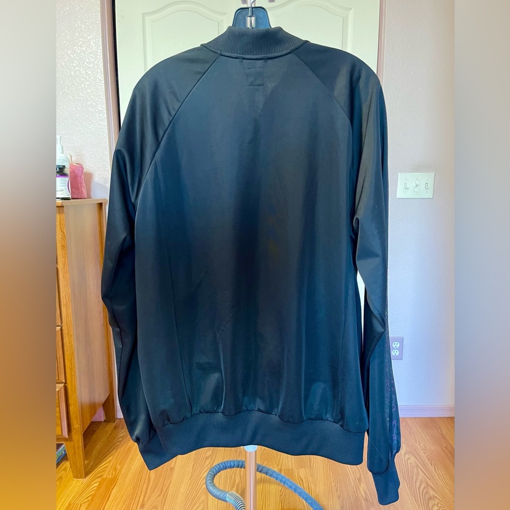 Adidas Black Patterned Track Jacket - image 5
